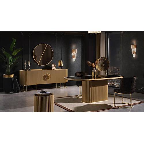 Gucci Lux Dining Room Gold