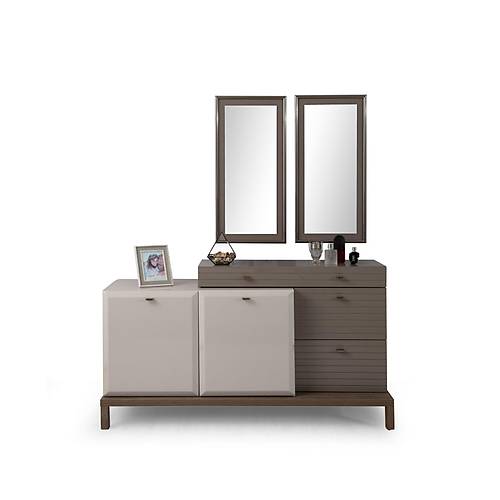 Atlas Bedroom Cappucino - 6 Door