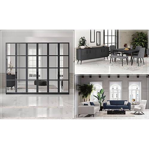 Volante Wedding Set Anthracite