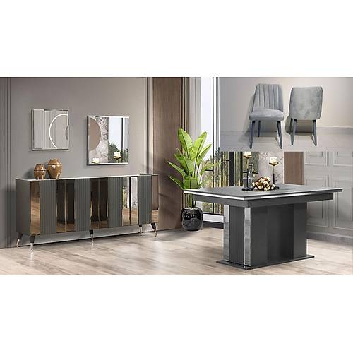 Riva Wedding Set Anthracite