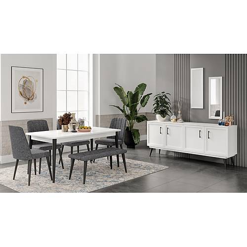 Volante Dining Room White