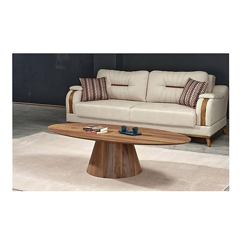 Poli Elips Coffee Table Walnut 2167