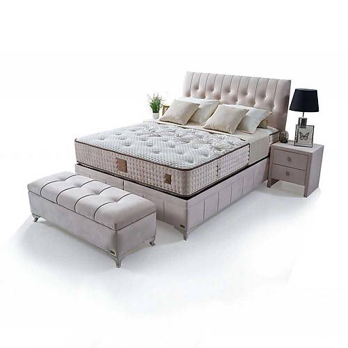 Platin Damla Bed Set / Diva Base