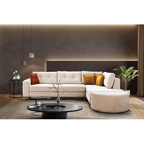 Monza Corner Set and Puff « Gunes Furniture The Most Affordable