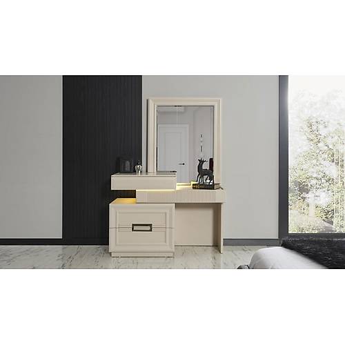 Lena Modern Dresser and Mirror