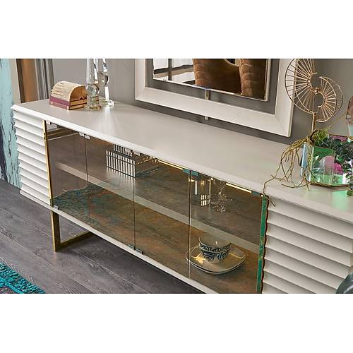Verona Lux Console and Mirror