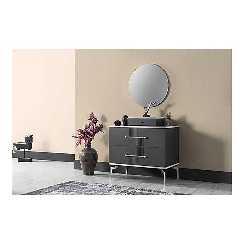 Gozde Dresser and Mirror