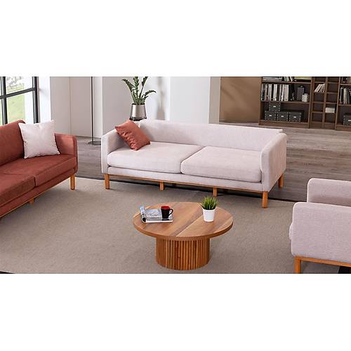Nova Modern Triple Sofa