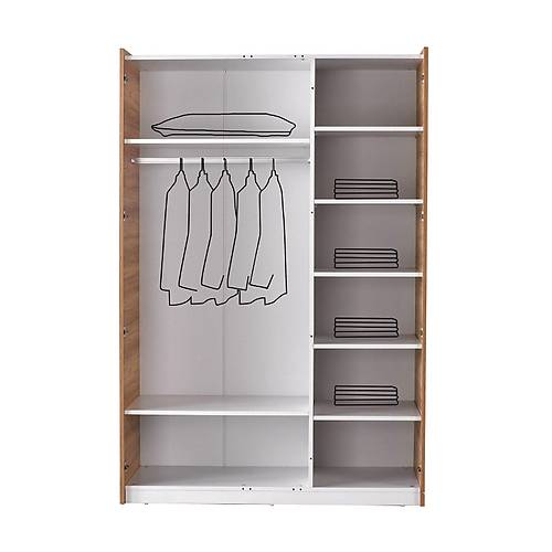 Judo Wardrobe - 3 Door