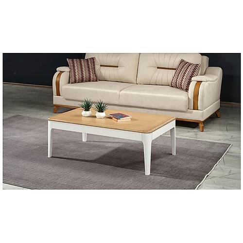 Soft Coffee Table Ecru / Walnut 2159