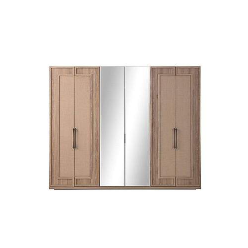 Jute Wardrobe - 6 Doors