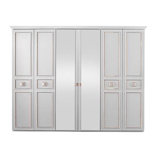 Vilza Wardrobe - 6 Doors