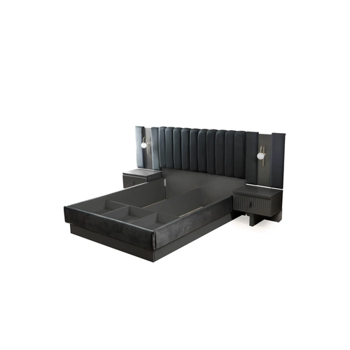 Asel Anthracite Bedroom