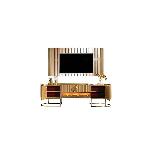 Gucci Lux TV Unit - Gold