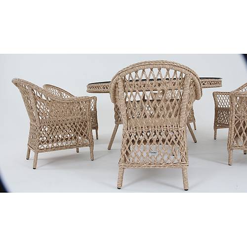 Nova 140 cm Round Garden Set