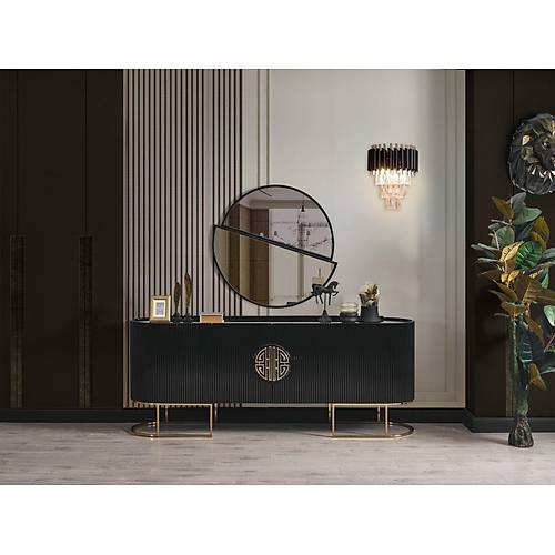 Gucci Lux Black Console and Mirror