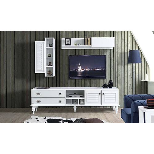 �mza TV Unit White