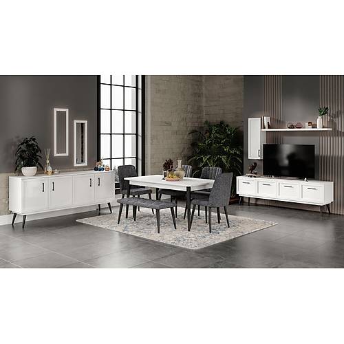 Volante Wedding Set White