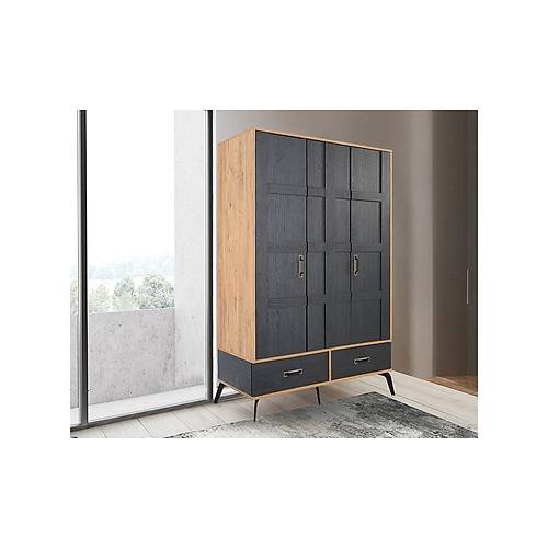 Uzay Wardrobe - 3 Door