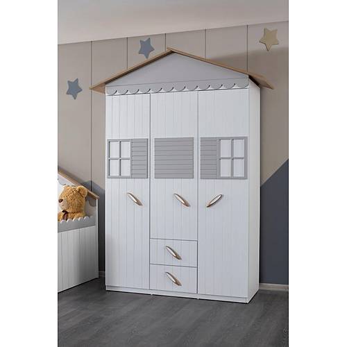 Machu Wardrobe - 3 Door