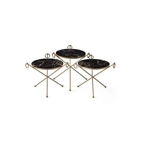 K�peli Metal Zigon Sehpa