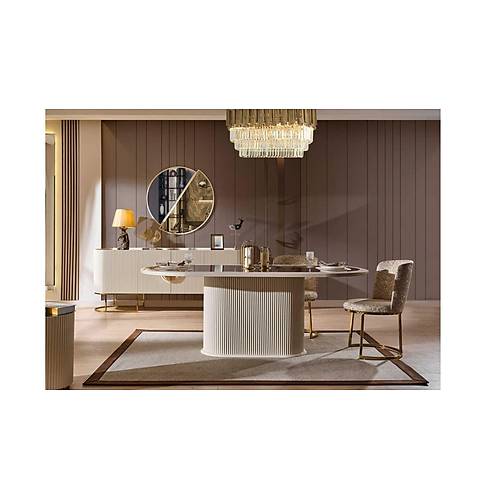 Gucci Lux Dining Room - Ecru