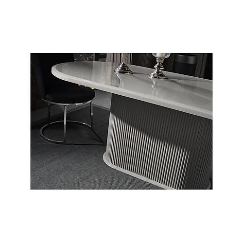 Gucci Lux Grey Dining Table Set