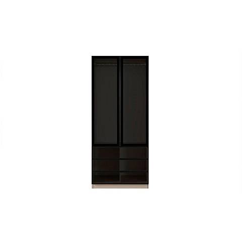 Asos Lux Glass Lid with Shelf Wardrobe 2 Door