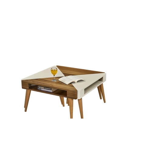 Cenova Coffee Table 2153 Beige / Walnut