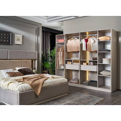 Verona Lux Wardrobe - 6 Doors