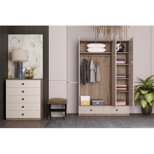 Mimoza Wardrobe - 3 Door