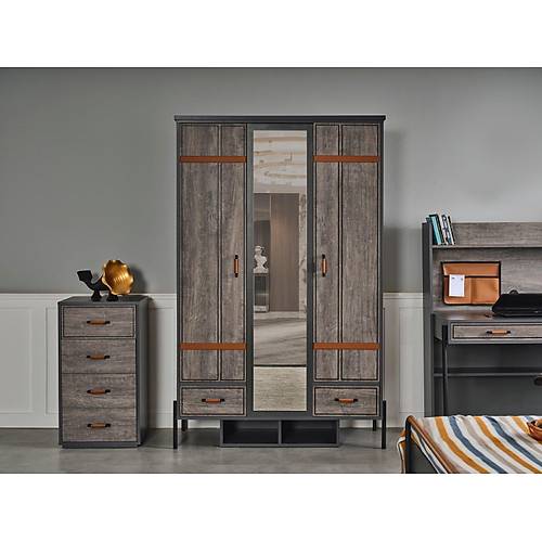 Elit Wardrobe - 3 Door