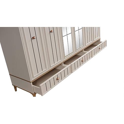 Bella Wardrobe - 6 Doors