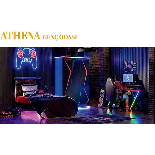 Athena Wardrobe - 3 Door