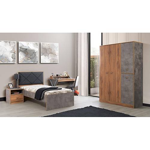 Cross Wardrobe - 3 Door