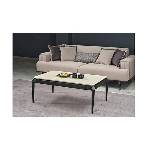 Retro Coffee Table Beige / Black 2130