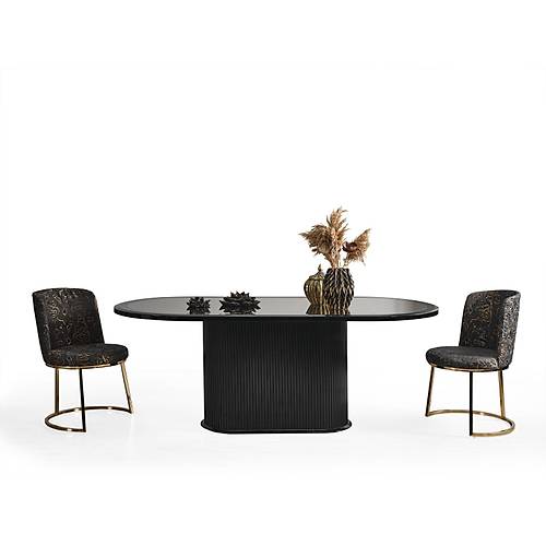 Gucci Lux Dining Room Black