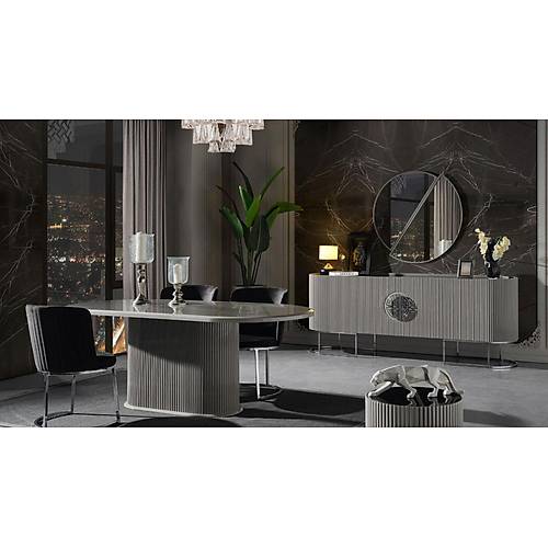 Gucci Lux Dining Room Grey