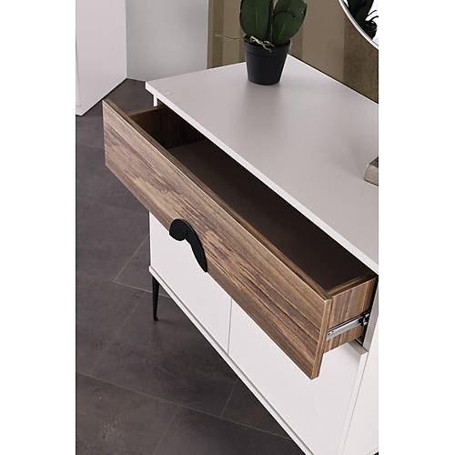 Soft Dresser and Mirror