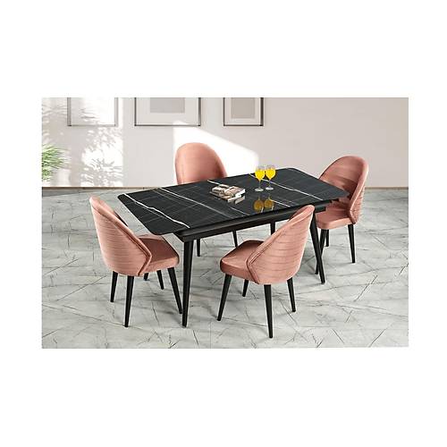 Stil 8040 Table Raw Chair Set