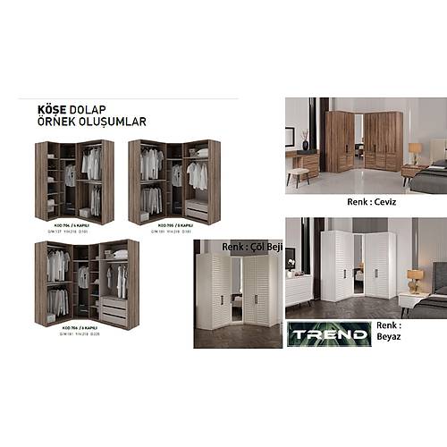 Trend Dressing Room Walnut