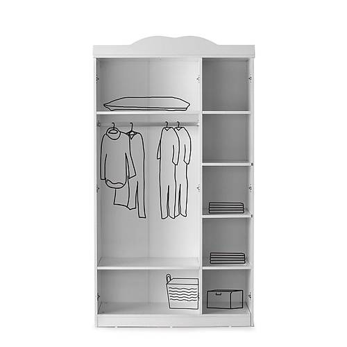 Kugu Wardrobe - 3 Door