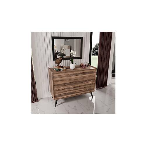 Trend Dresser and Mirror Walnut