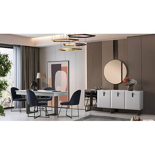 Lucca Lux Console and Mirror