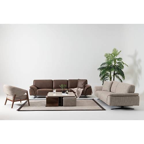 Siena Modern Triple Sofa