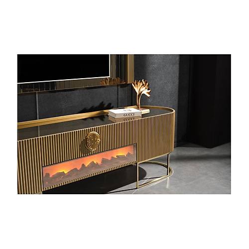 Gucci Lux TV Unit - Gold