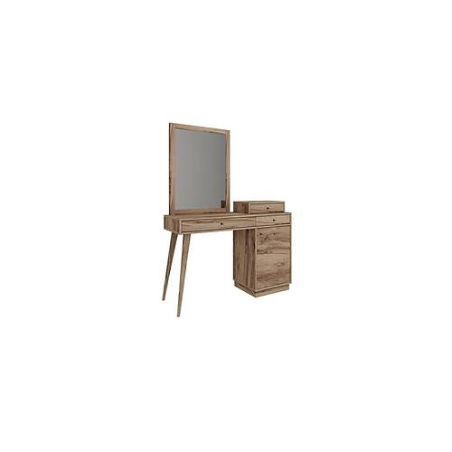 Flexi Class High Dresser ( Walnut - Anthracite - White)