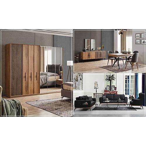Clara Lux Wedding Set ( Sliding Wardrobe)