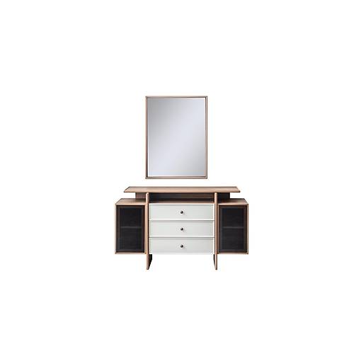 Latte Dresser and Mirror