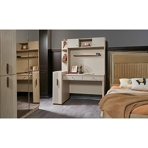 Crea Study Desk with Bookcase